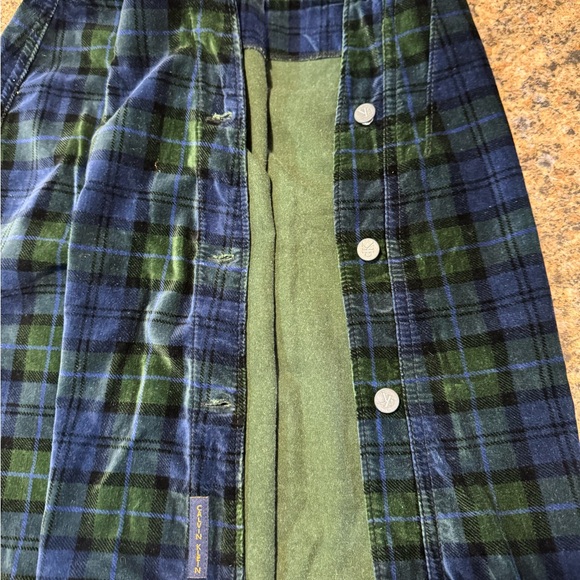 Vtg  90s Calvin Klein Jean Tartan Plaid Mini Skirt Valour Grunge Sz M 28” Waist - Picture 7 of 12